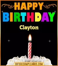 GIF GiF Happy Birthday Clayton